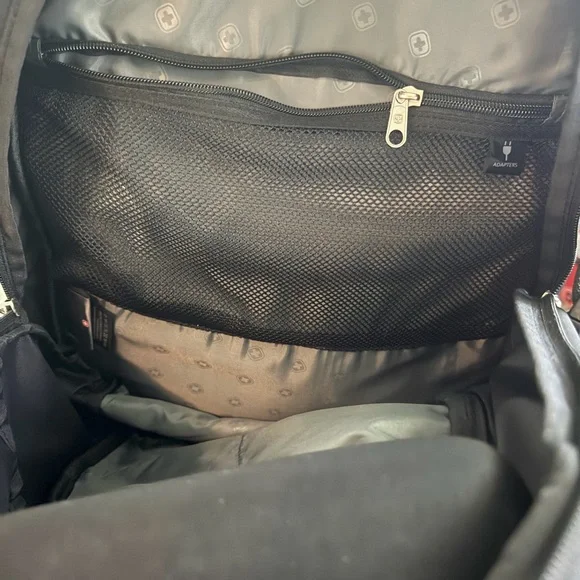 SwissGear Black and Gray Travel Backpack - Picture 9 of 12